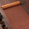 XQKXHZ Retro Table Runner, Handmade Bamboo Woven Home Waterproof Non-Slip Tea Tray Mat, for Meeting Room/Dining Table/Outdoor/Party, 1 Pcs,30120cm view 2