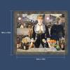 A Bar at Folies Bergere by Eduard Manet, Framed Wall Art Print, Wonderful Bar Decor for Home or Office, 11x14, 2422BW view 3