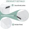 Farmoon 70 Quart Clear Storage Bin with Wheels, Large Plastic Lidded Container Box, 4 Packs view 4