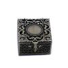 Youngy Rosary Box, Rosary Bead Box Necklace Metal Christian Catholic Religious Jewelry Case Storage - 4 view 1