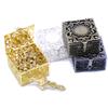 Youngy Rosary Box, Rosary Bead Box Necklace Metal Christian Catholic Religious Jewelry Case Storage - 4 view 4