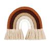 Rainbow Hanging Ornament, Youngy Hand-Woven Rainbow Wall Decor, Woven Wall Hanging for Nursery and Home Decor - 6 view 1