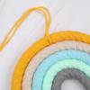 Rainbow Hanging Ornament, Youngy Hand-Woven Rainbow Wall Decor, Woven Wall Hanging for Nursery and Home Decor - 6 view 2