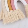 Rainbow Hanging Ornament, Youngy Hand-Woven Rainbow Wall Decor, Woven Wall Hanging for Nursery and Home Decor - 6 view 3