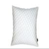 Azrah Traders 100% Lambskin Leather Diamond Lattice Pattern Pillow Cover - Sofa Cushion Case - Decorative Throw Covers for Living Room & Bedroom - 20x20 Inches - White Pack of 1 view 2