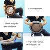ALoveTree Round Stool Covers Breathable Linen Padding Cushion Round Stool Seat Cover with Elastic Protectors Diam 14"(Thk 0.8") Lime view 3