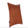 Azrah Traders 100% Lambskin Black Suede Diamond Leather Pillow Cover - Sofa Cushion Case - Decorative Throw Covers for Living Room & Bedroom - 16x16 Inches - Tan Suede Pack of 1 view 2