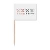 7 Heart Spade Diamond Club Pattern Toothpick Flags Marker Topper Party Decoration view 1