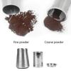 Coffee Powder Sieve, Stainless Steel Fine Mesh Strainer 3-in-1 Coffee Powder Sifter for Sieving Coffee Fine Powder view 2