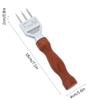 Bar Ice Chisel, Stainless Steel Ice Chisel with Wooden Handle, Ice Chisel Removal Pick Crushed Ice Tool Bar Accessories view 2