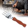 Bar Ice Chisel, Stainless Steel Ice Chisel with Wooden Handle, Ice Chisel Removal Pick Crushed Ice Tool Bar Accessories view 4