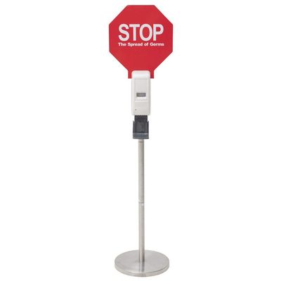 HUBERT Floor Standing Hand Soap Dispenser