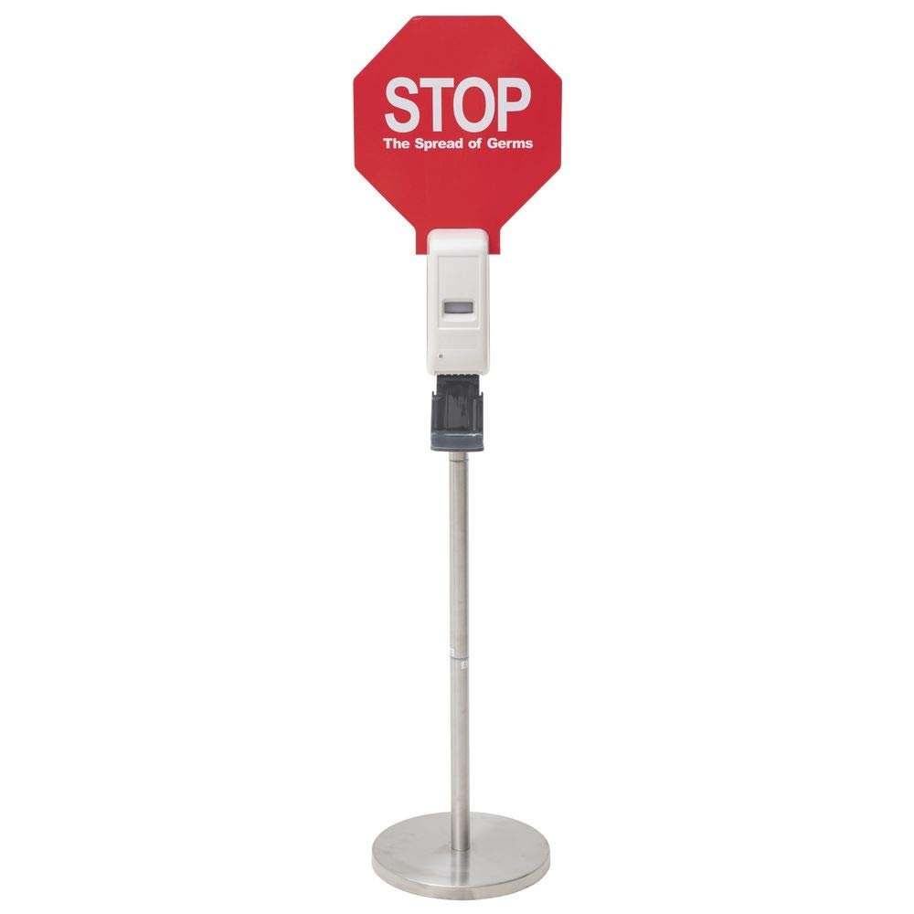 HUBERT Floor Standing Hand Soap Dispenser