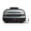 Ninja | Indoor Grill and Air Fryer| Foodi Smart XL | 6-in-1 Grill, Air Fry, Roast, Bake, Broil, Dehydrate & Crisp |Smart Thermometer & Splatter Shield | Dishwasher Safe Parts | Black/Silver | FG551 view 1