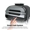 Ninja | Indoor Grill and Air Fryer| Foodi Smart XL | 6-in-1 Grill, Air Fry, Roast, Bake, Broil, Dehydrate & Crisp |Smart Thermometer & Splatter Shield | Dishwasher Safe Parts | Black/Silver | FG551 view 4