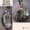Abalone (Pua) Shell Pieces-7.05oz Pack-for Crafts, Jewelry Making, Resin Art, Inlay, Home Decorations, Fishtank Supplies, DIY Projects - Satin, Medium Medium Size 1"- 1.58" 7.05oz (200grams) view 2
