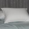 Cuddledown Dreamstead 700 Fill Power Pillow | European White Goose Down | 100% Cotton Shell, Windowpane Weave | Hypoallergenic | Handcrafted | Oeko-TEX & RDS Certified | 20" x 26" | Standard | Soft view 2