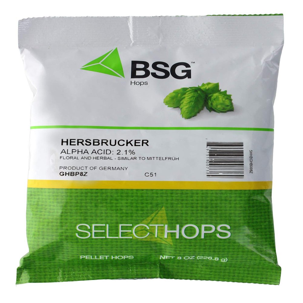 Hersbrucker (GR) Hop Pellets 8 oz
