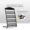 Iron Simple Floor-Standing Magazine Display Rack - Black view 3