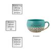 Creative Brands It Is Well Stoneware Mug, 16-Ounce, Blessed view 4