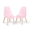 B. toys  Pink Chair Set  Furniture  Trendy Kid  Sized Furniture Set of Two Chairs for Toddlers and Kids  Kid Century Modern  3+ Years view 1