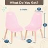 B. toys  Pink Chair Set  Furniture  Trendy Kid  Sized Furniture Set of Two Chairs for Toddlers and Kids  Kid Century Modern  3+ Years view 3