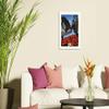 1935 Nice Grand Prix - France - Vintage Car Racing Poster by Henri Delval - Fine Art Rolled Canvas Print 20in x 26in view 3