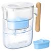 Waterdrop Alkaline Chubby 10-Cup Large Water Filter Pitcher with 1 Filter, Healthy, Clean & Toxin-Free Mineralized Alkaline Water (100 Gallons), Up to PH 9.5, BPA Free view 1