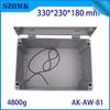 Davitu Electrical Equipments Supplies - Aluminum Waterproof Connectors Distribution Box for Electronics Diy Design Weatherproof Project Case 330x230x180mm Outdoor Use - (Color: A2) view 4