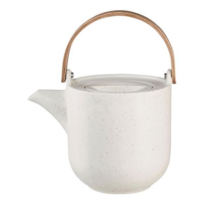 ASA coppa Sencha Teapot with Wooden Handle Porcelain 0.6 L