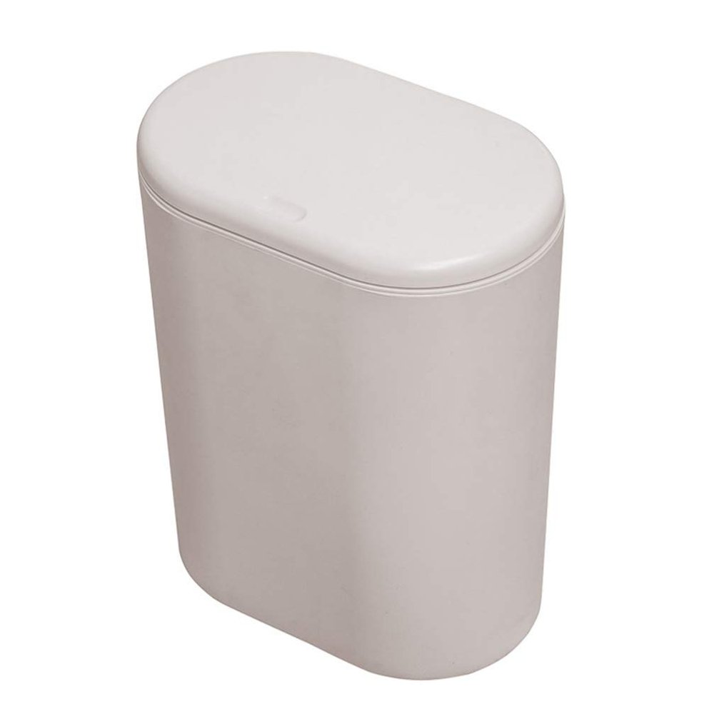 Hemoton Kitchen Waste Container Kitchen Trash Bin Trash cans with lids Waste Basket car Trash can Table Trash Can containers with lids Bathroom Trash Can Small Trash Bin Mini Button Office