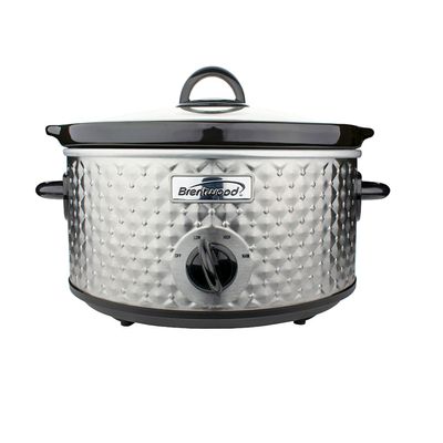 3.5-Quart Diamond-Pattern Slow Cooker