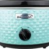 3.5-Quart Diamond-Pattern Slow Cooker (Blue) view 3