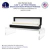 Marketing Holders 4 Pack Acrylic Riser Display Stand Clear 9.25" x 4.5" x 2" Rectangular Tabletop Showcase Platform for Collectible Merchandise Figurines and Model Cars view 4