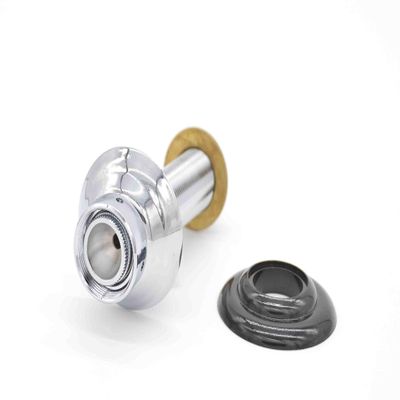 K&B Chrome Draft Beer Nipple Shank - Bore & Size Variations (3/16" I.D. Bore, 4-1/2" Length)