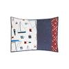 C&F Home Boomer 2-Piece Nautical Red White and Blue Twin Lightweight Quilt Set Sham Bedding Set Twin 2 Piece Set Blue view 3