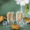 1.8" Refillable Crystal Seasoning Bottle Salt and Pepper Shakers Kitchen Decor (Set of 2) Salt Shaker Set view 2