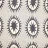 Soleil Cotton Fabric Shower Curtain by Jungalow, Machine Washable, 72" x 72", Black/Cream view 2