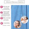 Adjustable Closure Bathrobe, Bath Towel Wrap Set, Soft Microfiber Women Body Wrap Set Spa Towel Bathrobe Shower Skirt with Fast Dry Hair Drying for Gym Spa Sauna Steam Room Locker view 3