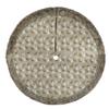 48" Green and Brown Knit Deer and Tree Christmas Tree Skirt view 4