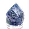 61mm Purple Blue Fluorite Rough Point Sparkling Natural Crystal Specimen Collectible UV Reactive Mineral Gemstone - China view 1