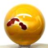 2.1" Orange Purple Red Mookaite Jasper Sphere Natural Sparkling Mineral Ball Polished Crystal Stone - Australia + Stand view 2