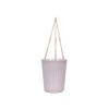 Blue Sky Ceramic Hanging Angelo Stripe 6.5'' Flower Pot, Multi Color view 1