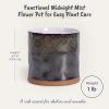 Blue Sky Ceramic Midnight Mist 5'' Flower Pot view 3