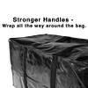 BAG-THAT! 10 Moving Bags Heavy Duty Extra Large Stronger Handles Wrap Storage Totes Zippered Reusable Packing Bags Moving Supplies Storage Boxes Storage totes Moving Boxes Packing Supplies Packing Box view 3