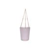 Blue Sky Ceramic Hanging Angelo Stripe 5'' Flower Pot, Multi Color view 1