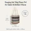 Blue Sky Ceramic Hanging Ink Toby 6.5" Flower Pot view 3
