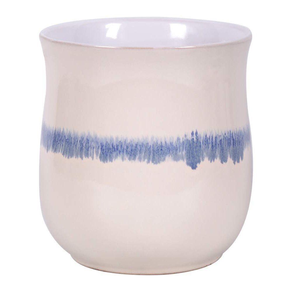 Blue Sky Ceramic Franswa Reactive 6.5'' Flower Pot