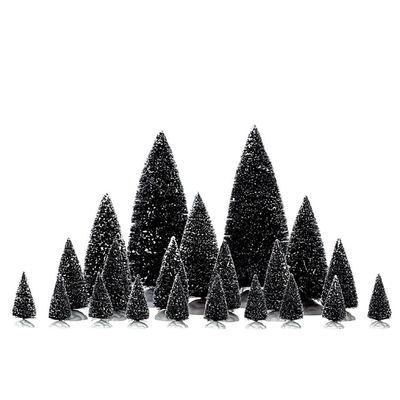 Lemax Assorted Pine Trees, Set of 21#04768