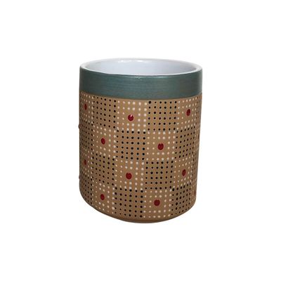 Blue Sky Ceramic Cranston 5" Flower Pot, Multi Color